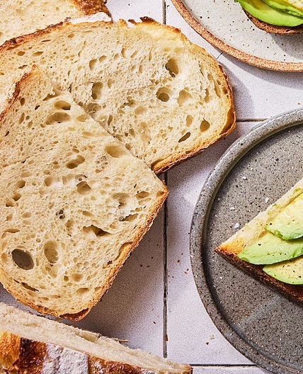 No-Knead Sourdough Bread