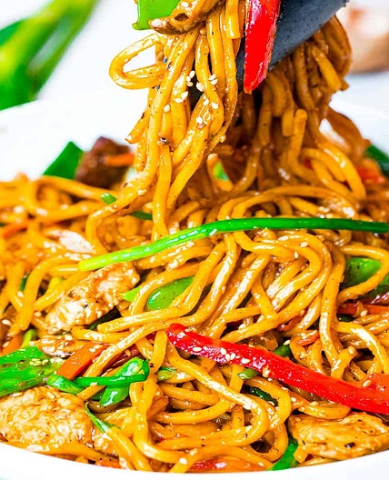 The Best Chicken Lo Mein