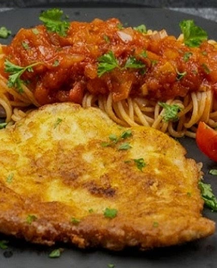 Escalope milanaise pâte