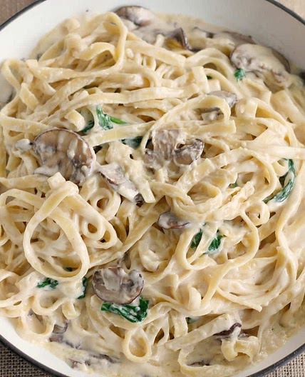 Mushroom Alfredo Sauce