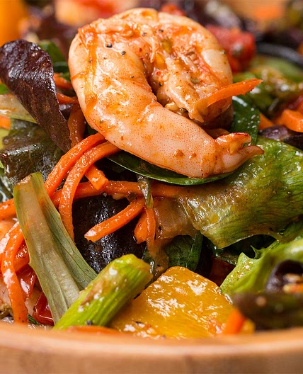 Roasted Shrimp & Veggie Salad Recipe by Tasty
