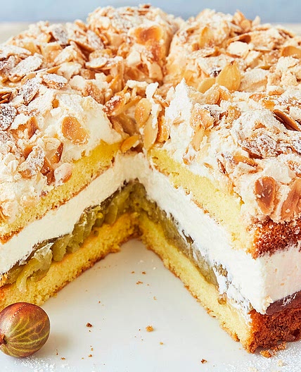 Schwimmbadtorte – Omas Rezept mit Stachelbeeren