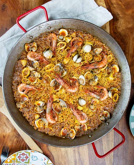 Seafood Paella (Paella Marinera)