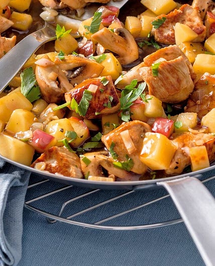 Kartoffelpfanne mit Filet