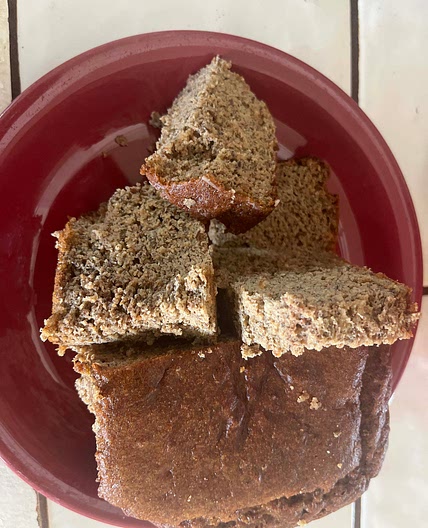 Paleo Low Glycemic Banana Bread