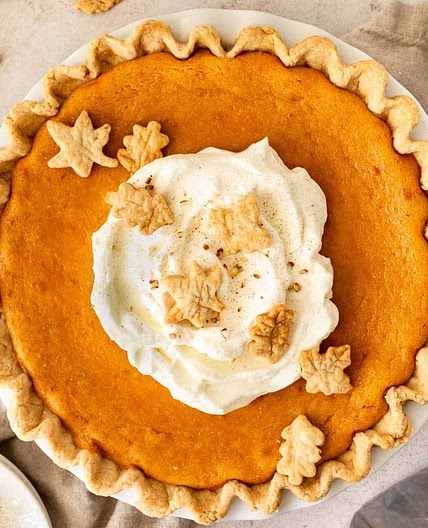 Sweet Potato Pie with Vanilla Pudding