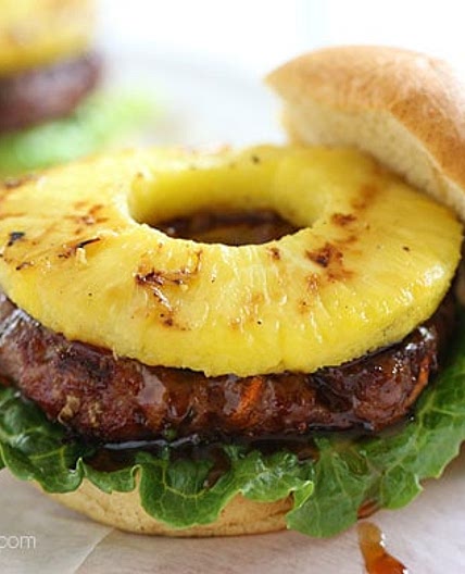 Grilled Hawaiian Teriyaki Burger