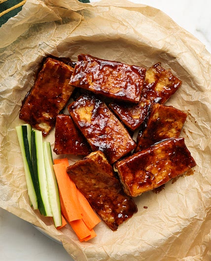 Honey Coriander Tofu Chicken Wings