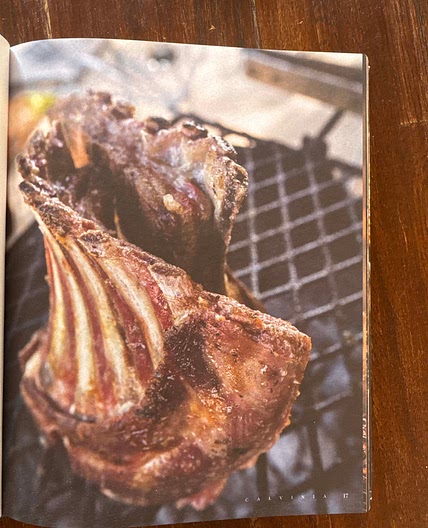 Old-fashioned salt rib