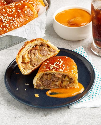 Bacon Cheeseburger Rolls