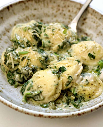 Instant Pot Spinach and Ravioli Lasagna