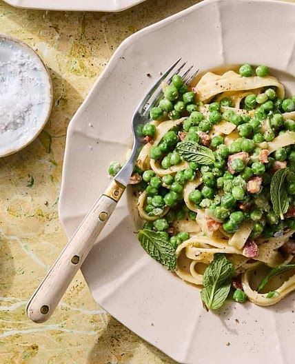 Spring Pasta Carbonara