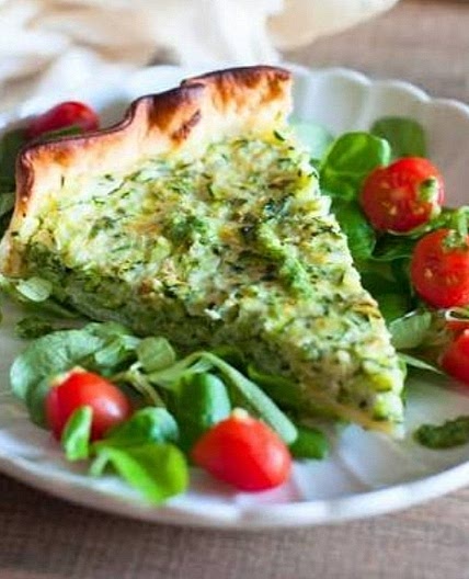 Quiche courgette fromage