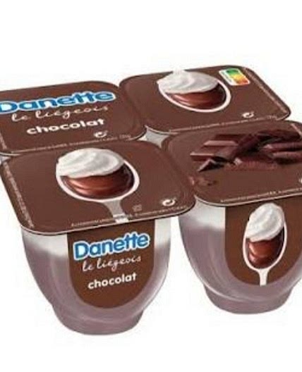 Yaourt chocolat liégeois