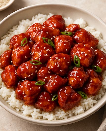 Sweet & Spicy Korean Chicken