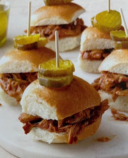 Slow cooker honey and ale pulled chicken sliders 