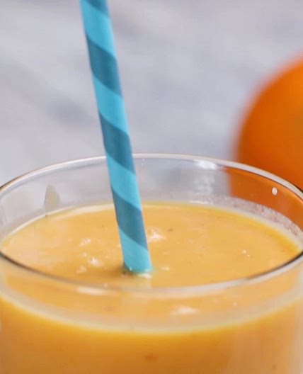 Orange Peach Mango Smoothie Recipe by Tasty