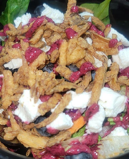 Blueberry Balsamic Salad Sugar Free