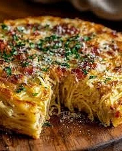 Frittata Di Spaghetti (Fried Spaghetti Pie)