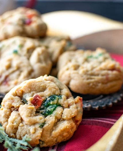 Easy Cherry Drop Cookies