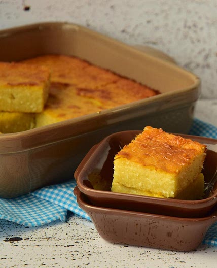Receita de Bolo de mandioca crua