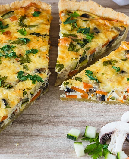 Die beste vegetarische Gemüsequiche
