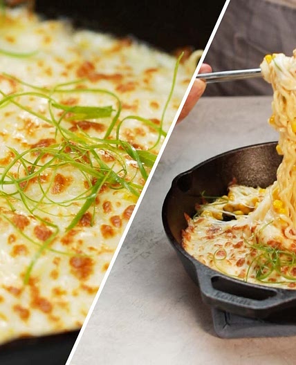 Korean Corn Cheese Spicy Ramen Recipe by Tasty