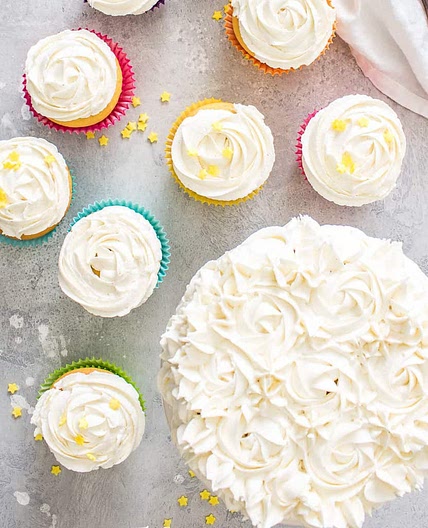 The Best Fluffy Buttercream Frosting
