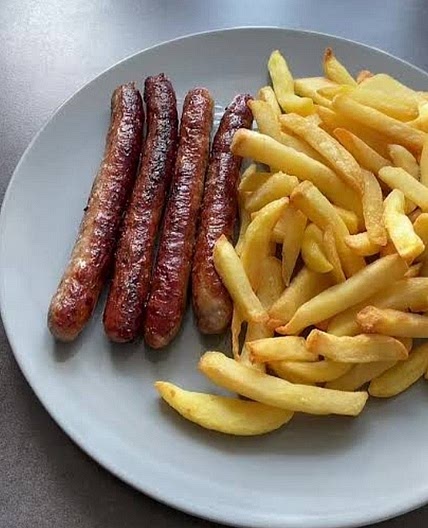 Frites + chipolatas