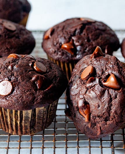 Double Chocolate Chip Muffins
