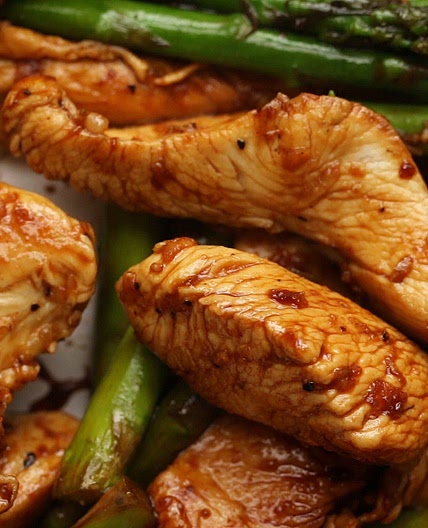 Lemon Chicken And Asparagus Stir-Fry (Under 500 Calories) Recipe by Tasty