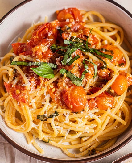 Blistered Tomato Pasta