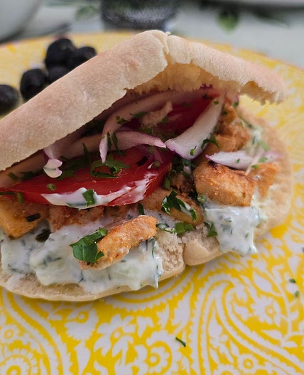 Chicken souvlaki