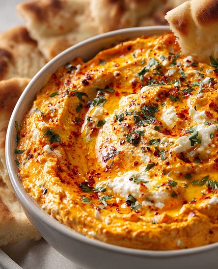 Tirokafteri Recipe (Τυροκαυτερή) – Greek Spicy Feta Dip