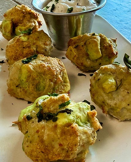 Air Fryer Chicken Avocado Bites