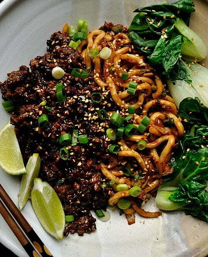 Korean Beef & Kimchi Noodles