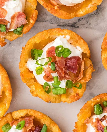 Tater Tot Appetizer Cups (How to Make Tater Tot Appetizers)