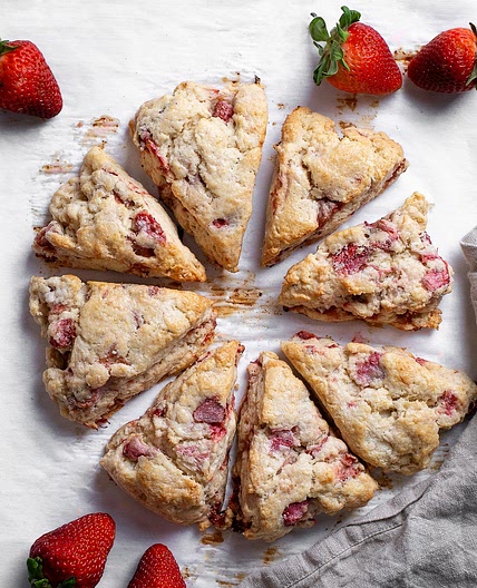 Strawberry Scones