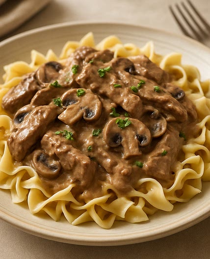 Beef Stroganoff