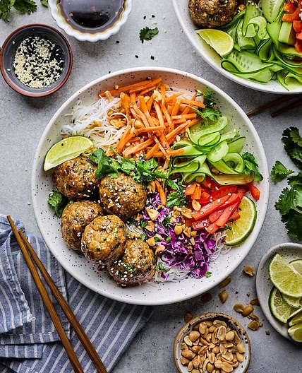 Ginger-Soy Asian Turkey Meatballs