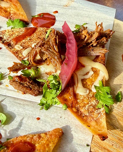 Blackstone Birria Wonton Nachos