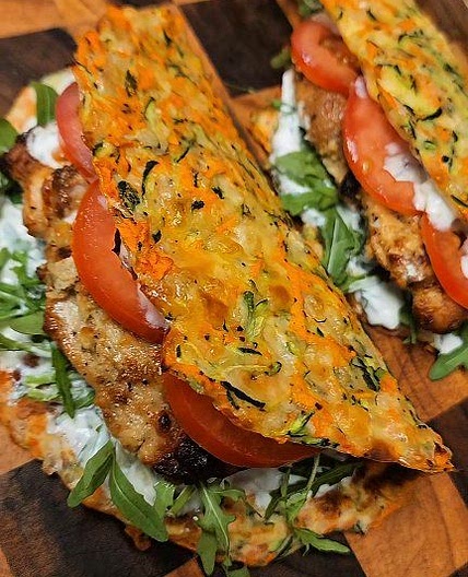Crispy veggie “bread"