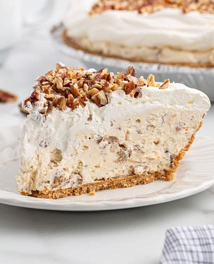 No Bake Pecan Cream Pie Recipe