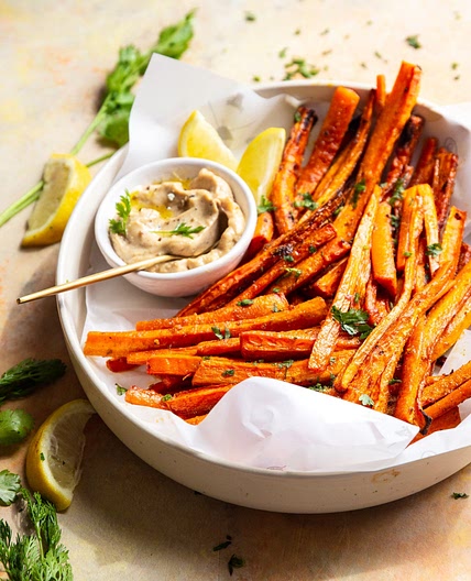 Oven Baked Carrot Fries
