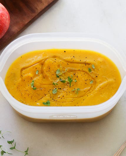Whole30 Roasted Butternut Squash and Apple Soup