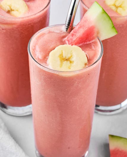 Watermelon Banana Smoothie