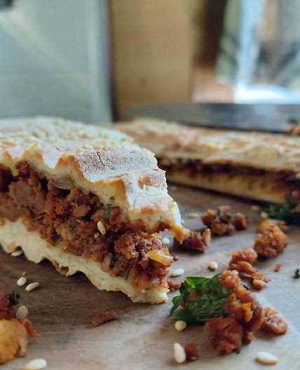 Vegan Keema Naan