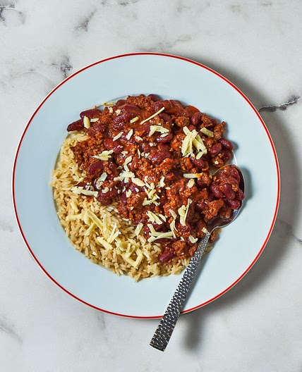 Smoky Chilli Con Carne With Rice