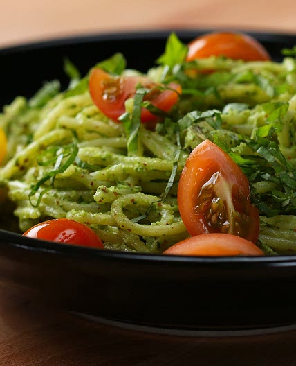Vegan Pesto Pasta Recipe by Tasty