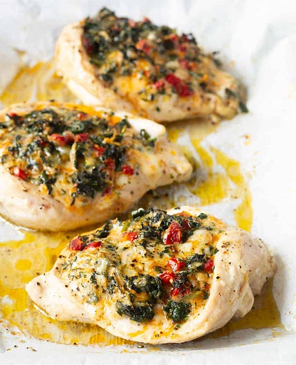 Spinach Stuffed Chicken Breast